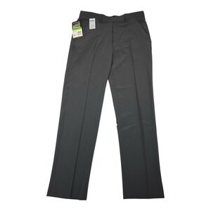 Haggar Active‎ Series City Flex Slim Fit Dress Pants 34x32 Charcoal Gray